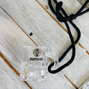 Jäegermeister shot glass necklace